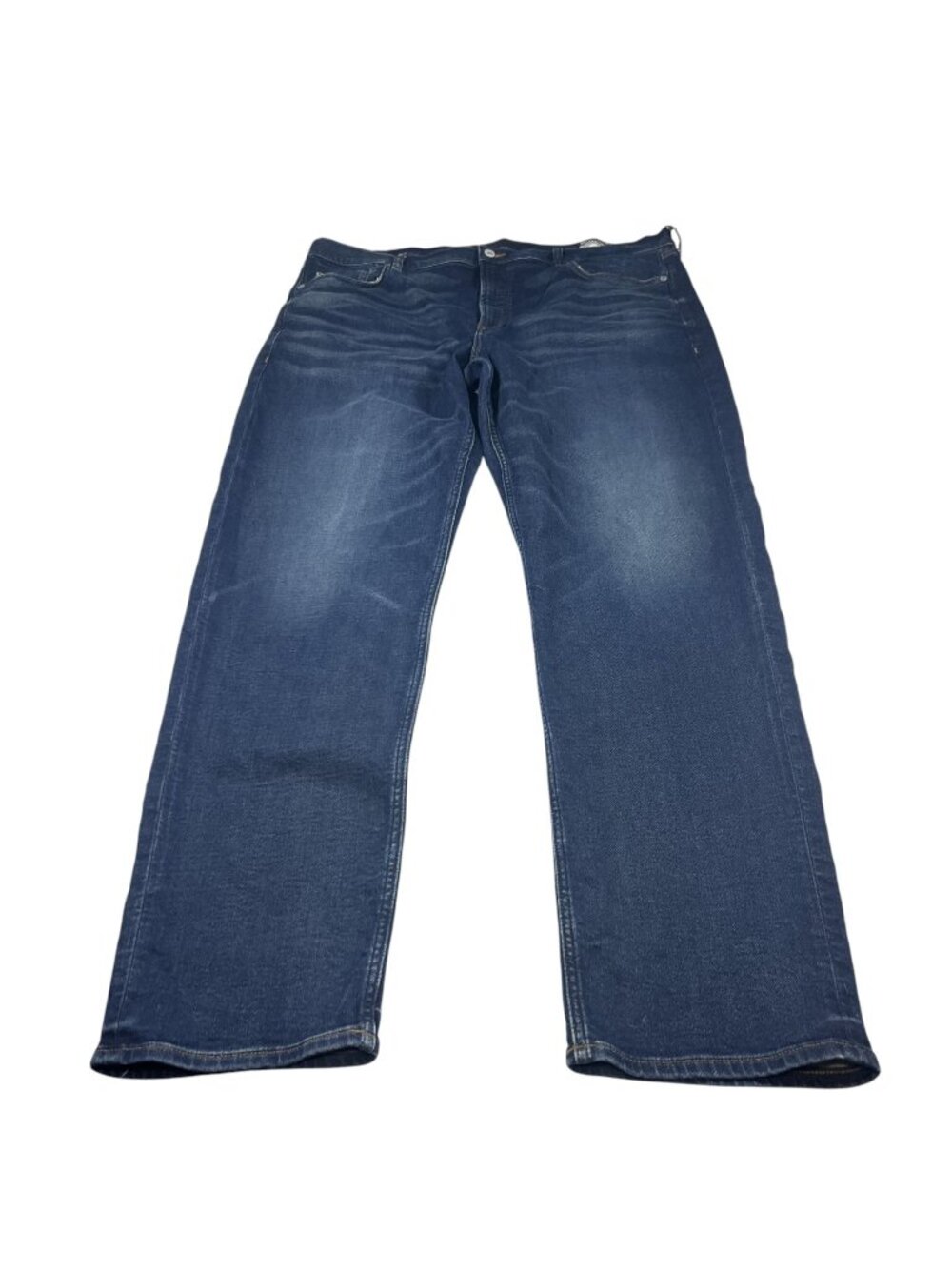 Faherty Mens Stretch Terry Indigo 5-Pocket Denim Jeans Size 40x32 Medium Wash